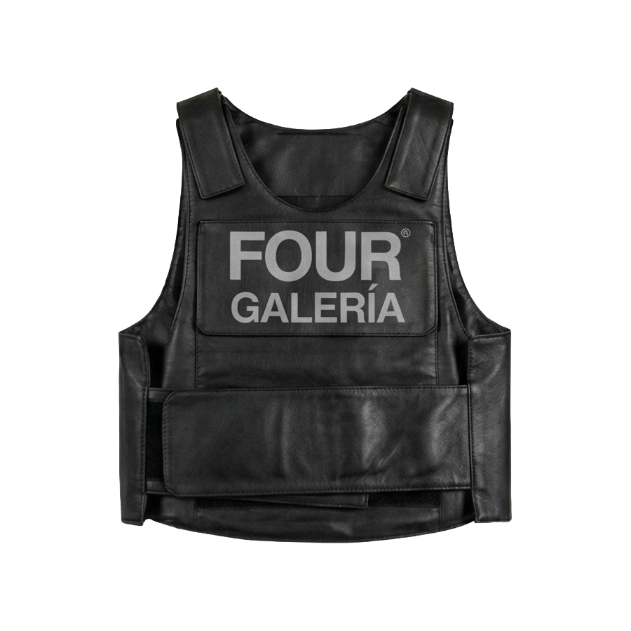 LEATHER BULLETPROOF VEST ( 1 of 2 )